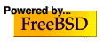 powered by FreeBSD